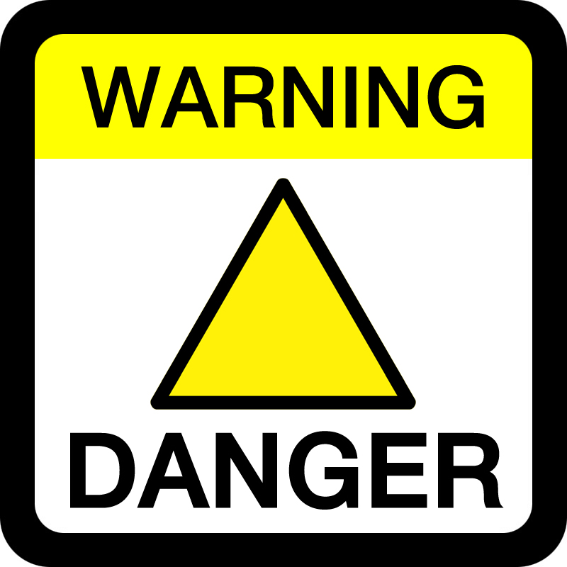 warning danger